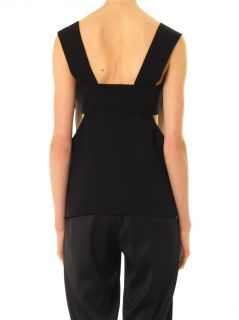 Bust panel V neck top  T by Alexander Wang