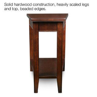 Leick Laurent Recliner Triangle End Table   Triangle Table Cherry