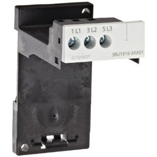 Siemens 3RU19 16 3AA01 Thermal Overload Relay Adapter, For Installing as a Single Unit, Panel Mount of Snapped Onto, 35mm Standard Mounting Rail, Size S00: Industrial & Scientific
