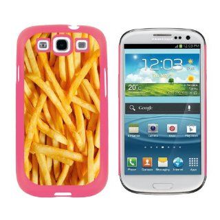 French Fries   Snap On Hard Protective Case for Samsung Galaxy S3   Pink: Cell Phones & Accessories