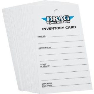 PROMOTIONAL ITEMS VENDOR DS RE ORD INVENTORY TAGS   : Automotive