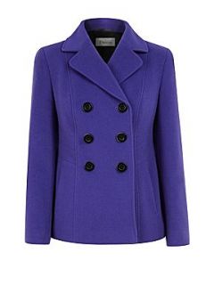 Precis Petite Purple pea coat Purple