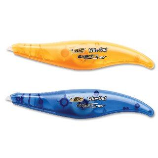 BIC Wite Out Exact Liner Correction Tape Pen, White, 2 Correction Tapes : Office Products