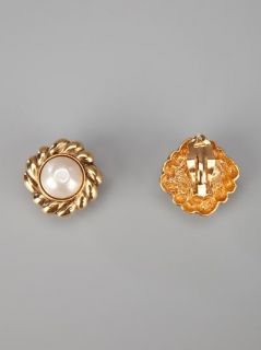 Chanel Vintage Vintage Pearl Earrings