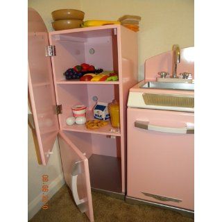 Kidkraft Retro Kitchen and Refrigerator in Pink: Toys & Games