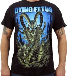 Hardcore Apparel Men's Dying Fetus Dark Past T Shirt Black Large: Clothing