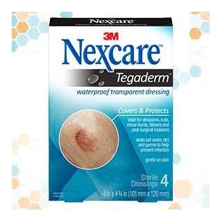 Nexcare Tegaderm Waterproof Transparent Dressing, 2 3/8 Inches X 2 3/4 Inches, 8 Count: Health & Personal Care