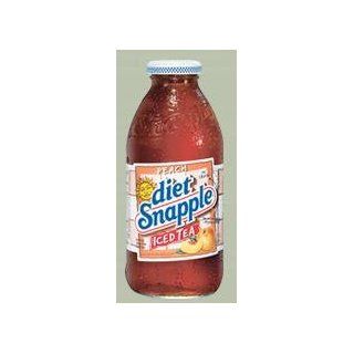 Snapple Summer Peach 20 Oz All Natural Flavor Real Brewed (Pack of 6)  Bottled Iced Tea Drinks  Grocery & Gourmet Food