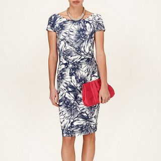 Phase Eight Navy and Ivory nicky printed dress