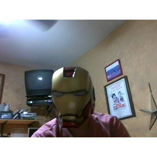 Disguise Avengers Iron Man Adult Helmet, Gold/Red, One Size Costume: Clothing