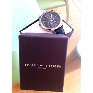 Tommy Hilfiger Men's 1790768 Sport Black Strap with Subdials Watch: Tommy Hilfiger: Watches