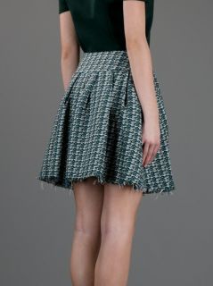 Girl. By Band Of Outsiders Pleated Tweed Skirt