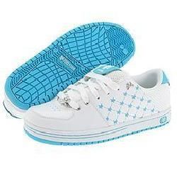 Zoo York The Monarch W White Leather & Patent/ Turquoise Trim Zoo York Athletic