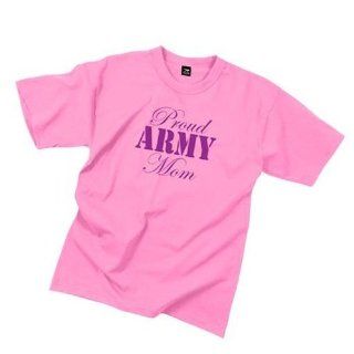 Proud Army Mom Pink T Shirt LG [Misc.]: Sports & Outdoors