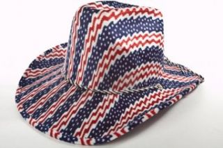 Western Hat / Proud To Be An American / Red White & Blue at  Mens Clothing store: Cowboy Hats