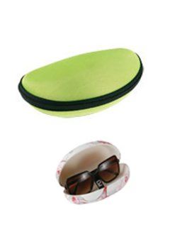 Stylish Zip Up Sun Glass Case Large Green Eyeglass Case (Hard Shell): Toys & Games