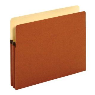 Globe Weis Standard File Pockets, 1.75 Inch Expansion, Letter Size, Brown, 25 Pockets Per Box (63214) : Expanding File Jackets And Pockets : Office Products