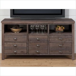 Jofran 60" TV Console in Falmouth Weathered Grey   067 60