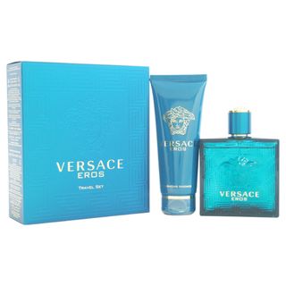 Versace Eros Men's 2 piece Gift Set Versace Gift Sets