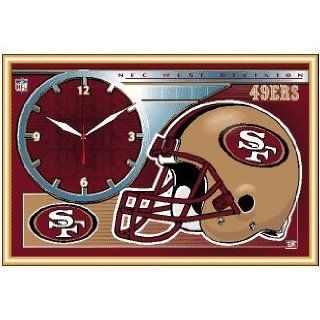 NFL San Francisco 49ers Framed Clock  Sports Related Merchandise  Sports & Outdoors