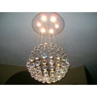 Modern Chandelier "Rain Drop" Chandeliers Lighting with Crystal Balls! H32" X W18"   Raindrop Chandelier  