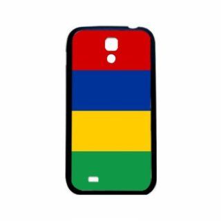 Mauritius Flag Samsung Galaxy S4 Black Silcone Case   Provides Great Protection: Cell Phones & Accessories