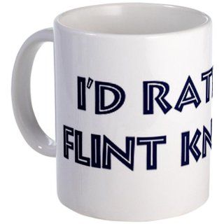 Rather be Flint Knapping Mug by CafePress: Kitchen & Dining