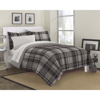 Ultimate Plaid 7 piece Bed in a Bag with Sheet Set Teen Bedding