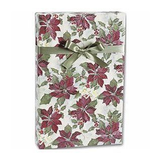Painterly Poinsettias Gift Wrap, 24" x 417': Health & Personal Care