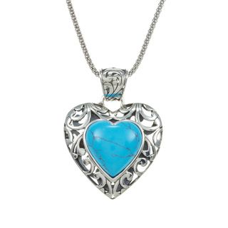 Sunstone Sterling Silver Turqouise Filigree Heart Pendant Sunstone Gemstone Necklaces