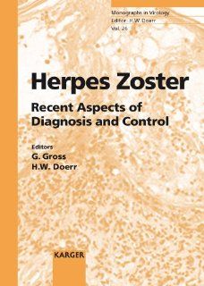 Herpes Zoster: Recent Aspects of Diagnosis and Control (Monographs in Virology): Gerd Gross, Hans Wilhelm Doerr: 9783805579827: Books