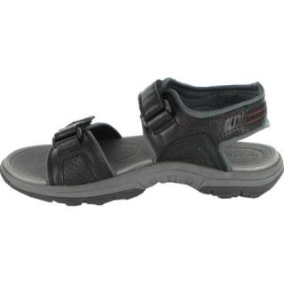 Men's Nunn Bush Breaker Black Synthetic Nunn Bush Sandals