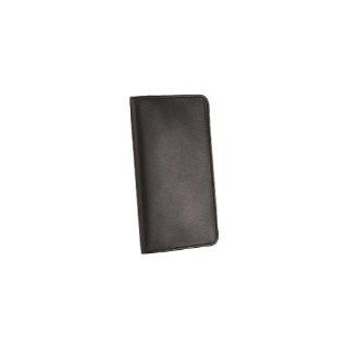 Scully Calfskin Leather Pocket Weekly Planner   Black : Keychains : Office Products