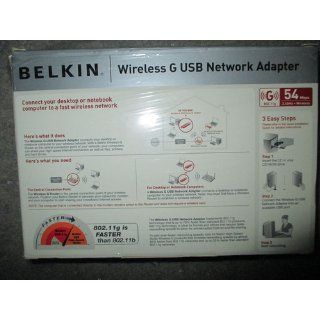 BELKIN F5D7050 Wireless 802.11g USB Network Adapter: Electronics