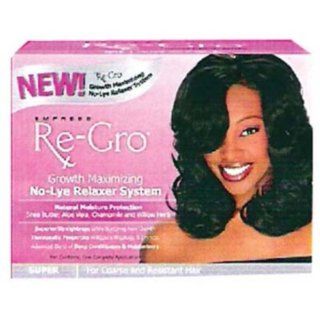 Empress Re Gro Growth Maximizing No Lye Relaxer SUPER  Hair Relaxer Creams  Beauty
