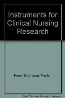Instruments for Clinical Nursing Research: 9780867203400: Medicine & Health Science Books @