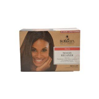 Dr. Miracle's Feel It Formula Thermalceutical Intensive No lye Relaxer, Regular : Chemical Hair Dyes : Beauty
