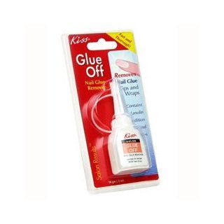 (2 Pack) Kiss Glue Off Nail Glue Remover .5oz Salon Results BK116 : Manicure Kits : Beauty