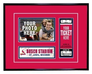 St. Louis Cardinals First Game Ticket Frame : Sports Related Display Cases : Sports & Outdoors
