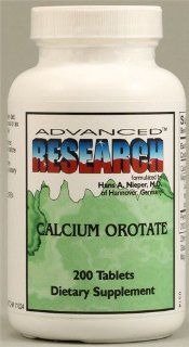 Nutrient Carriers Advanced Research Calcium Orotate    200 Tablets: Health & Personal Care