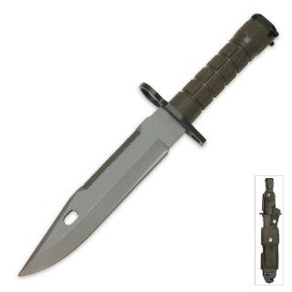 M9 Bayonet Military Knife : Tactical Fixed Blade Knives : Sports & Outdoors