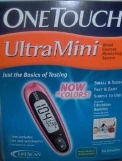 OneTouch UltraMini Blood Glucose Monitoring System: Health & Personal Care