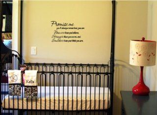 Newsee Decals #2 Promise me you'll always rememberWinnie the Pooh Vinyl wall art Inspirational quotes and saying home decor decal sticker   Promise Me You Ll Always Remember You Re Braver Than You Believe