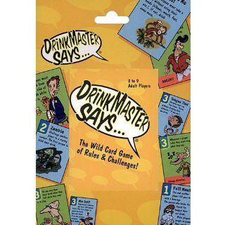 Drink Master SaysCard Game of Rules & Challenges Toys & Games