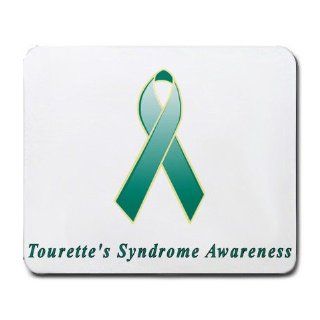 Tourette's Syndrome Awareness Ribbon Mouse Pad : Office Products