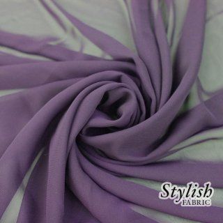 58" LILAC RUNWAY Solid Color Sheer Chiffon Fabric by the Bolt   50 Yards