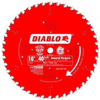 Freud D1040X Diablo 10 Inch 40 Tooth ATB General Purpose Saw Blade with 5/8 Inch Arbor and PermaShield Coating   Table Saw Blades  
