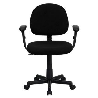 FlashFurniture Personalized Mid Back Ergonomic Task Chair BT 660 Color: Black