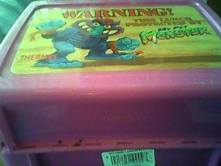 Thermos Division, king seely Thermos Co., 1986 Those Characters From Cleveland, Inc. Thermos My Pet Monster Plastic Lunchbox   says "Warning This Lunch Protected By My Pet Monster   thermos (Pink Plastic Lunch Box Version)  Other Products  Everythi