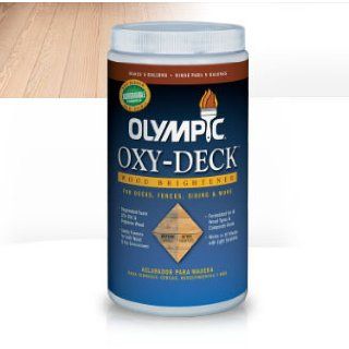 Olympic Oxy Deck Wood Brightener 2.5lb powder makes 5 gallons for for deck/fence/siding   Wood Decking Planks  